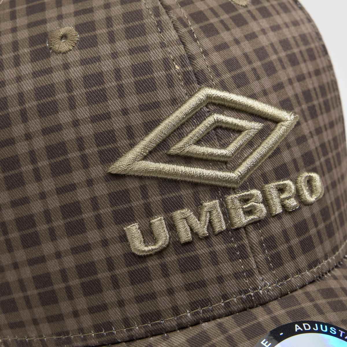 UMBRO Check Print Cap in Brown Multi UMBRO Check Print Cap 1