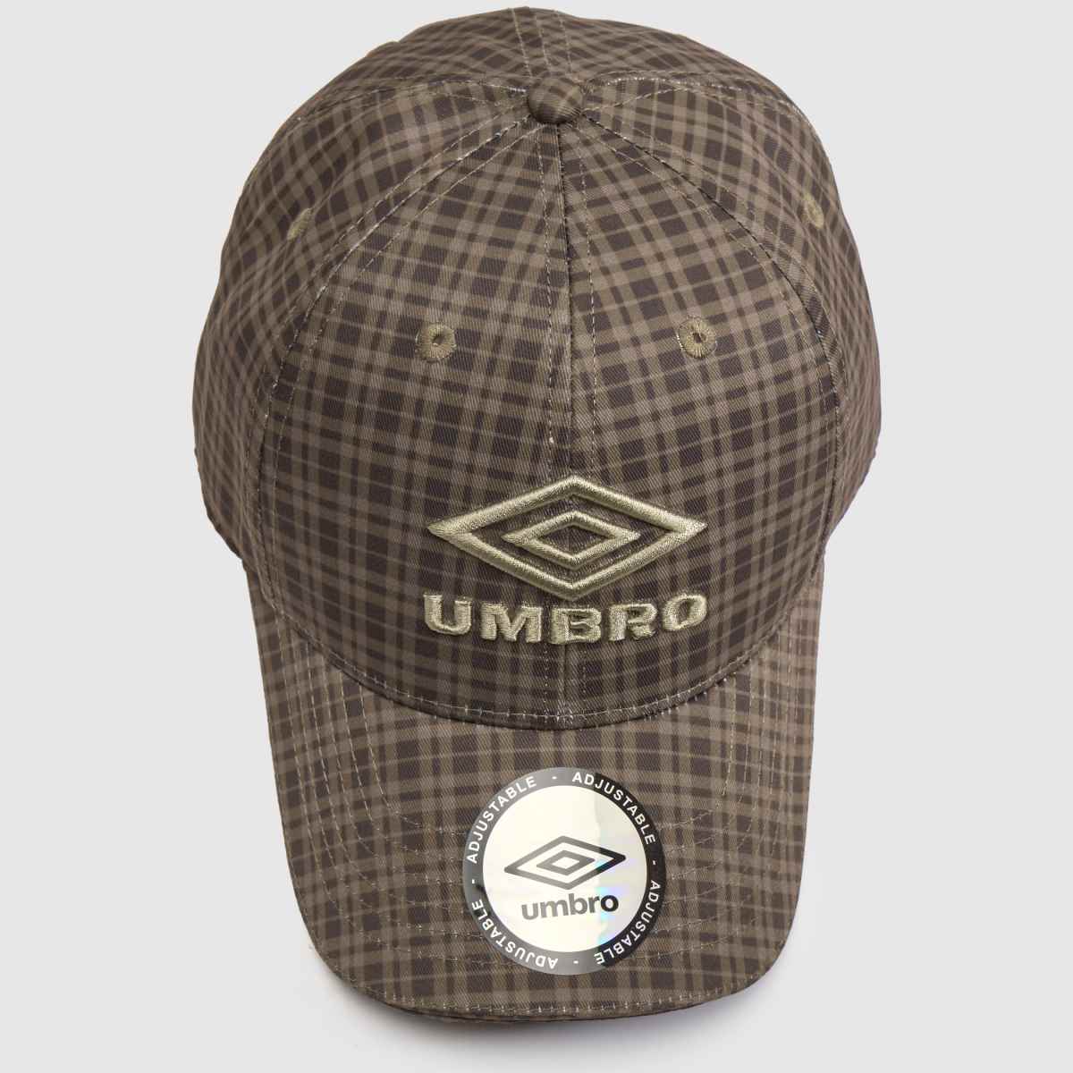 UMBRO Check Print Cap in Brown Multi UMBRO Check Print Cap 4