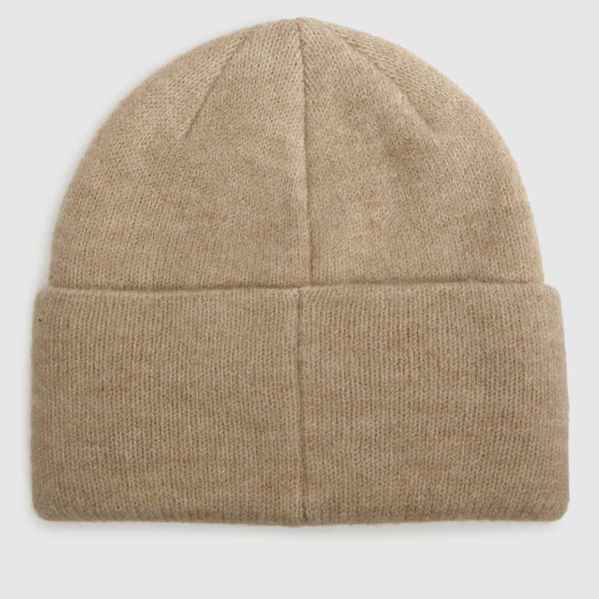UGG Fuzzy Logo Beanie in White & Beige UGG Fuzzy Logo Beanie 1