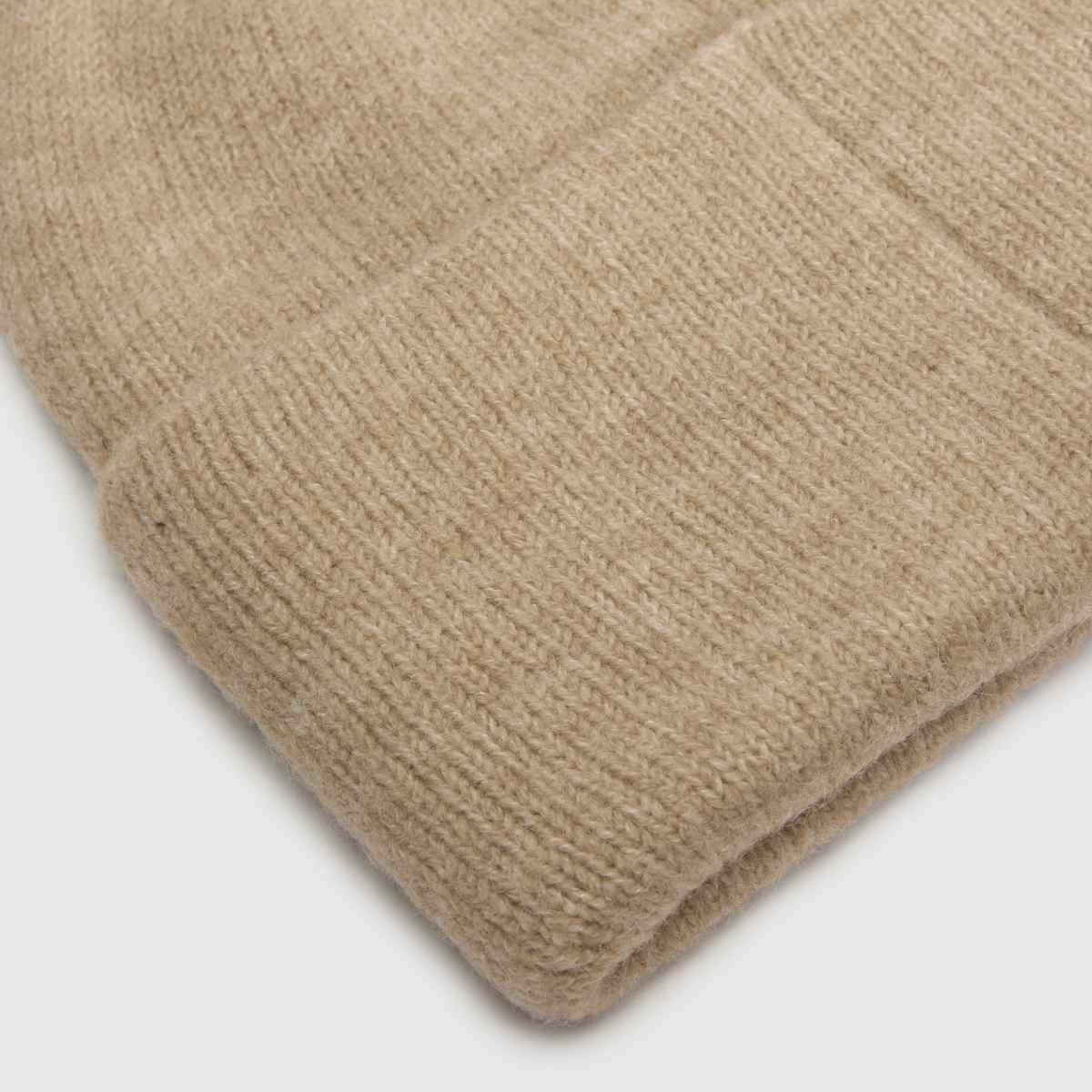 UGG Fuzzy Logo Beanie in White & Beige UGG Fuzzy Logo Beanie 7