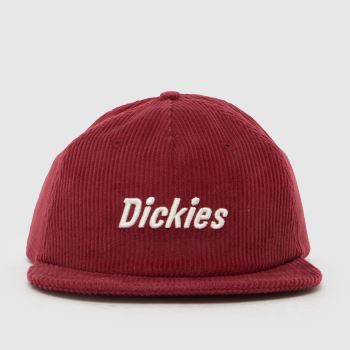 DICKIES Red Williston Cord Cap Caps and Hats