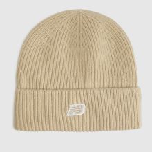 New Balance Winter Watchman Beanie in Stone New Balance Winter Watchman Beanie,1 of 4