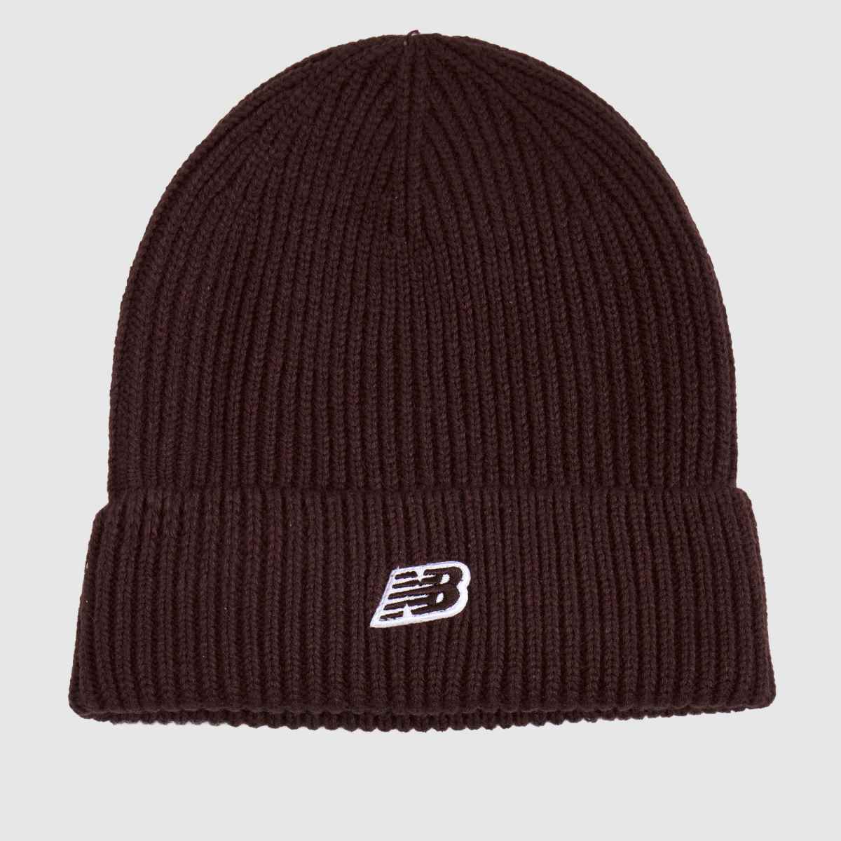 New Balance Winter Watchman Beanie in Dark Brown New Balance Winter Watchman Beanie