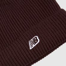 New Balance Winter Watchman Beanie in Dark Brown New Balance Winter Watchman Beanie,2 of 4