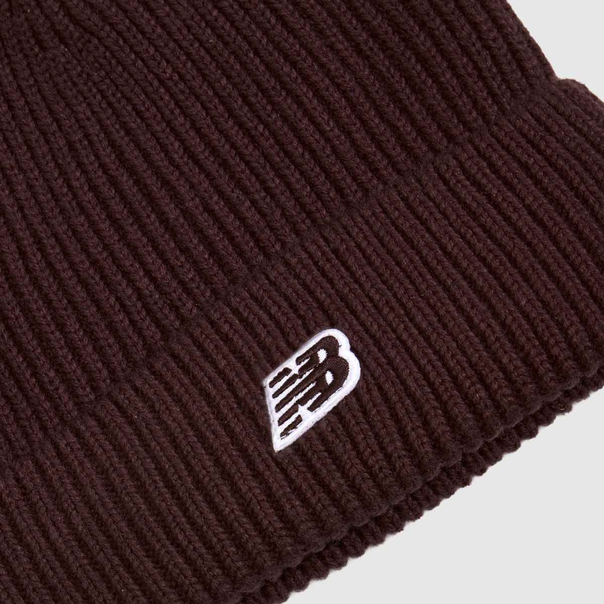 New Balance Winter Watchman Beanie in Dark Brown New Balance Winter Watchman Beanie 1