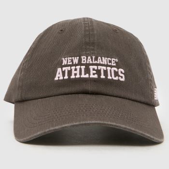 New Balance Dark Brown Athletics Panel Cap Caps and Hats