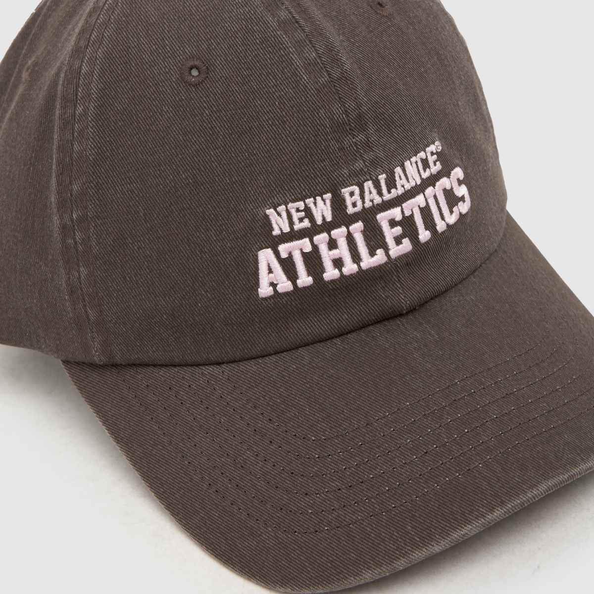 New Balance Athletics Panel Cap in Dark Brown New Balance Athletics Panel Cap 1