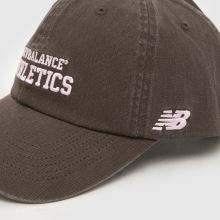 New Balance Athletics Panel Cap in Dark Brown New Balance Athletics Panel Cap,3 of 4