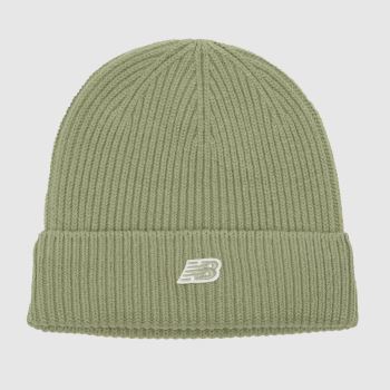 New Balance Light Green Winter Watchman Beanie V2 Caps and Hats