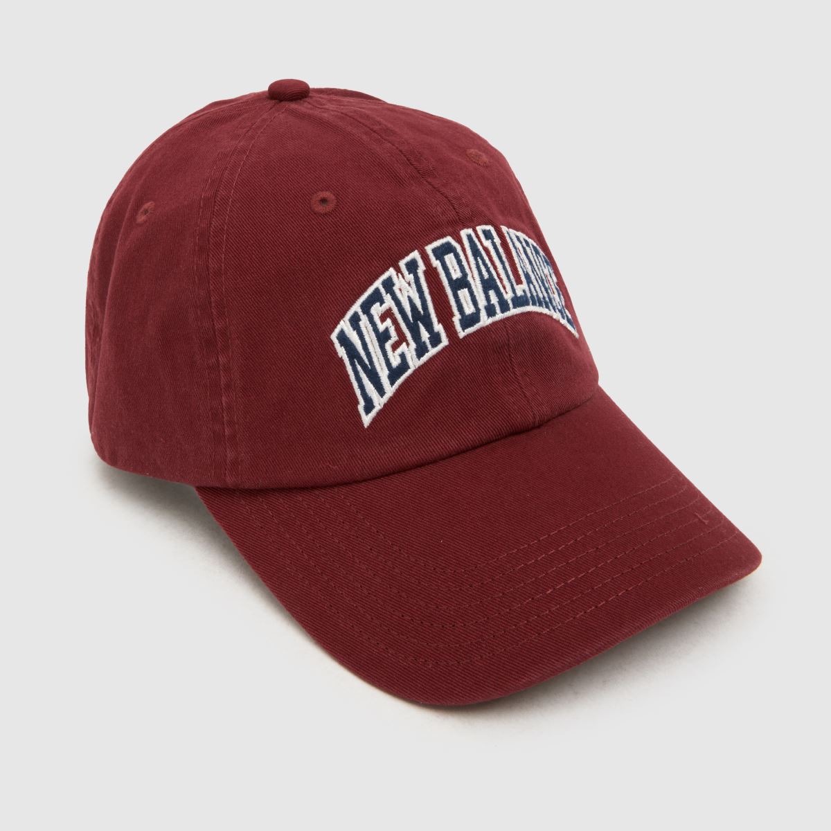 New Balance Logo 6 Panel Cap in Red New Balance Logo 6 Panel Cap 1