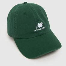 New Balance Stacked Logo 6 Panel Cap in Dark Green New Balance Stacked Logo 6 Panel Cap,2 of 4