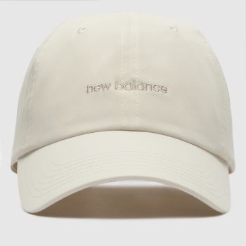 New Balance Beige Logo Cap Caps and Hats