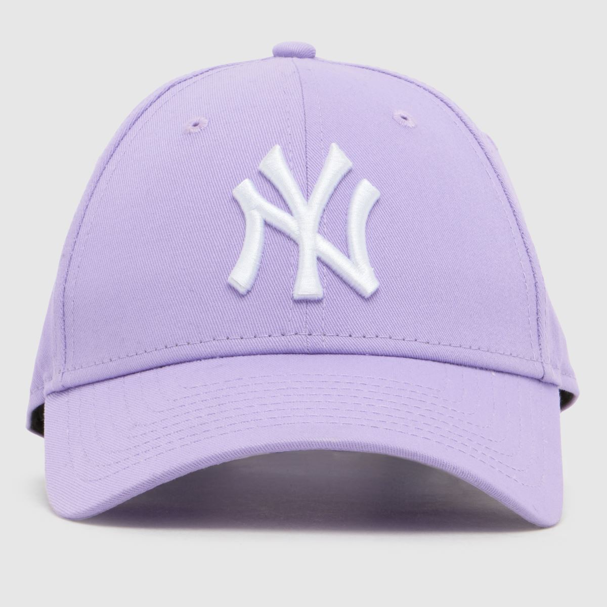 New Era League Essential 9FORTY Cap in Purple & White, Cotton
