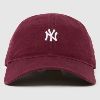 New Era Burgundy Yankees Washed 9TWENTY Cap Caps and Hats
