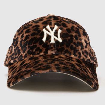 New Era Print Leopard Velour 9FORTY Cap Caps and Hats