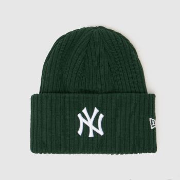 New Era Dark Green Wide Cuff Beanie Caps and Hats