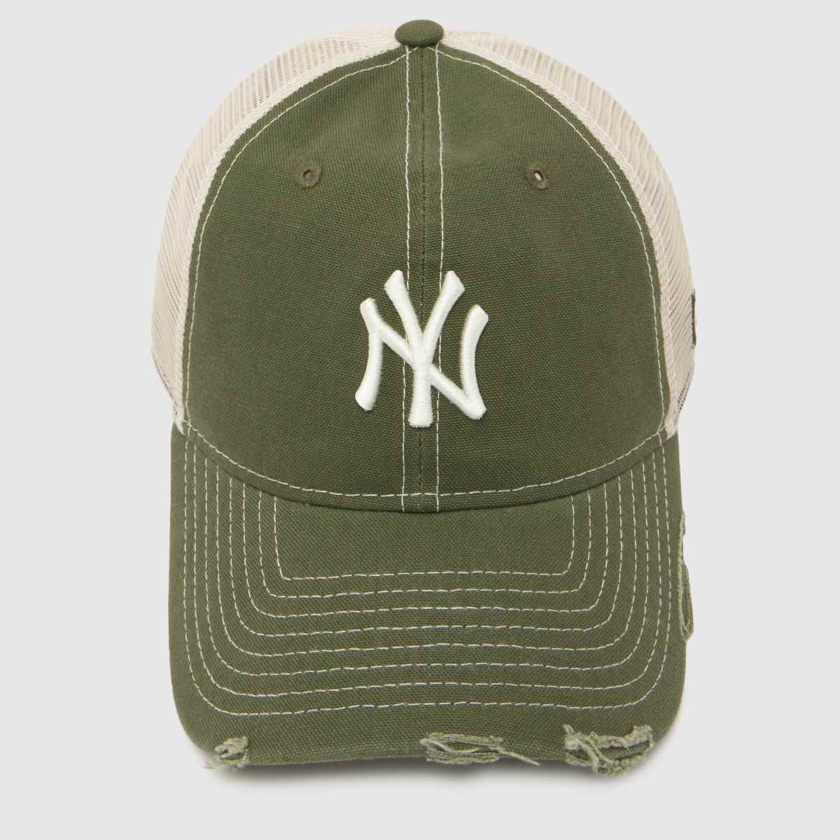 New Era 9TWENTY Trucker Cap in Khaki New Era 9TWENTY Trucker Cap 7