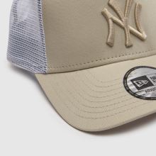 New Era Trucker Cap in Beige New Era Trucker Cap,2 of 4