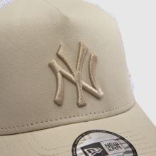 New Era Trucker Cap in Beige New Era Trucker Cap,3 of 4