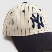 New Era Pinstripe 9TWENTY Cap in Navy Multi New Era Pinstripe 9TWENTY Cap,2 of 4