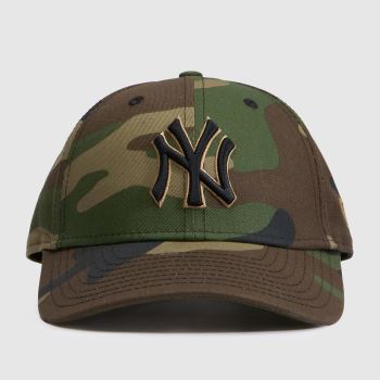 New Era Green Multi Camo Outline 9FORTY Cap Caps and Hats