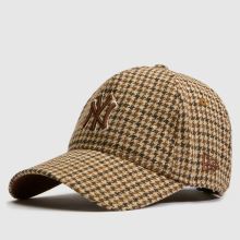New Era Check 9TWETNTY Cap in Beige Multi New Era Check 9TWETNTY Cap,2 of 4