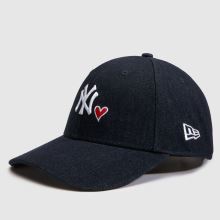 New Era Denim Heart 9FORTY Cap in Navy New Era Denim Heart 9FORTY Cap,2 of 4