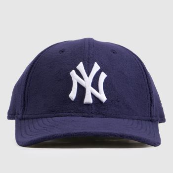 New Era Navy 9FORTY Fleece Cap Caps and Hats