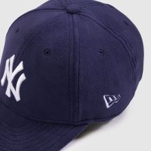 New Era 9FORTY Fleece Cap in Navy New Era 9FORTY Fleece Cap,3 of 4