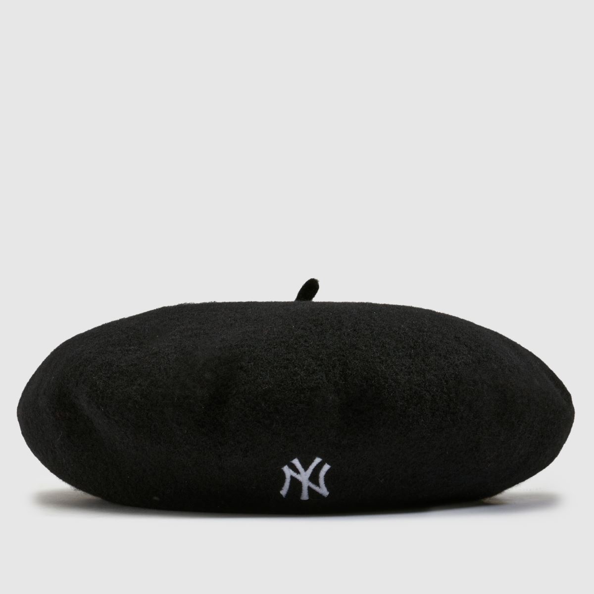 New Era Wool Script Beret in Black New Era Wool Script Beret