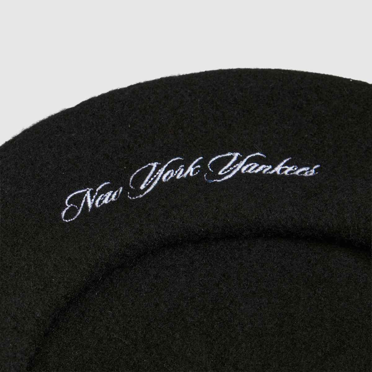 New Era Wool Script Beret in Black New Era Wool Script Beret 1