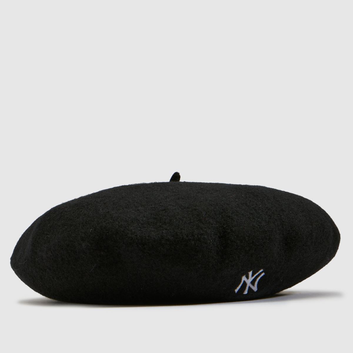 New Era Wool Script Beret in Black New Era Wool Script Beret 4