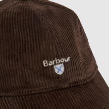Barbour Preston Cord Cap in Dark Brown Barbour Preston Cord Cap,3 of 4