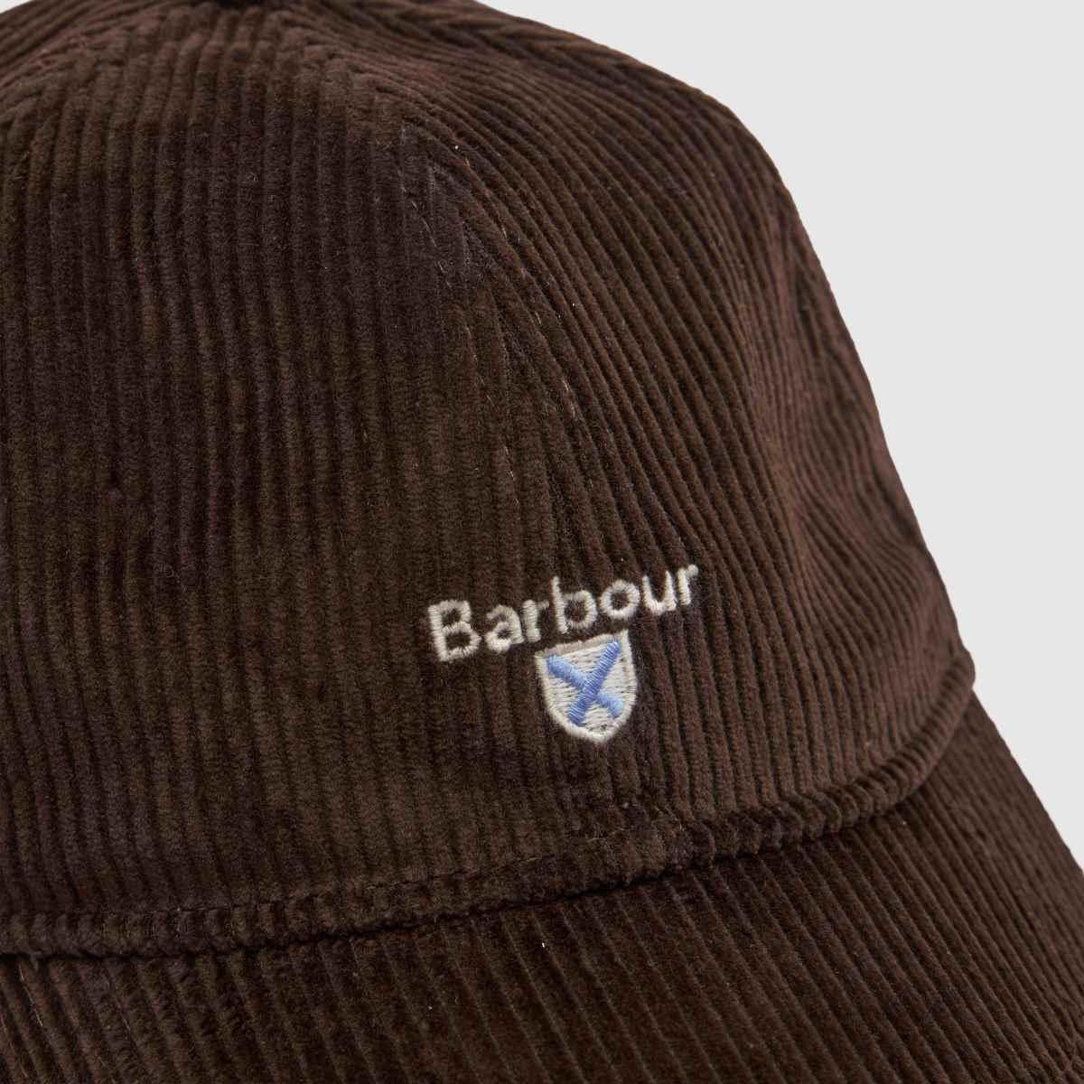 Barbour Preston Cord Cap in Dark Brown Barbour Preston Cord Cap 4