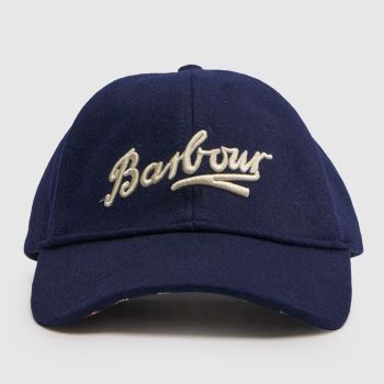Barbour Navy Bowery Script Cap Caps and Hats