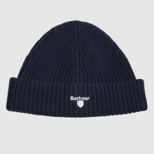 Barbour Cascade Knit Beanie in Navy Barbour Cascade Knit Beanie,1 of 4