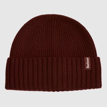 Barbour Burgundy Danforth Beanie Caps and Hats