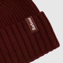 Barbour Danforth Beanie in Burgundy Barbour Danforth Beanie,2 of 4