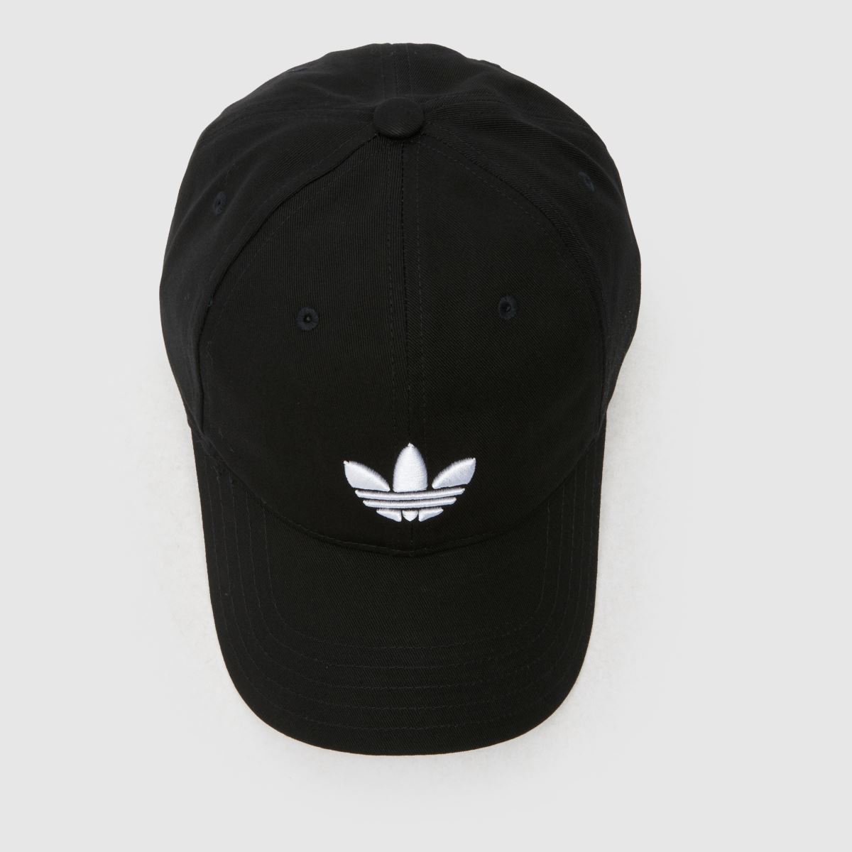 adidas Trefoil Baseball Cap in Black & White adidas Trefoil Baseball Cap 4