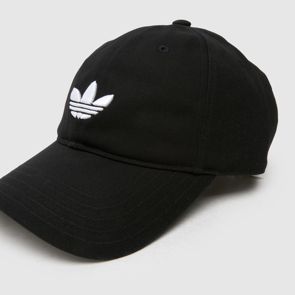 adidas Trefoil Baseball Cap in Black & White adidas Trefoil Baseball Cap 7