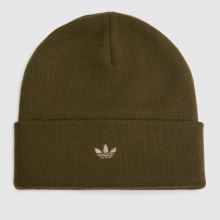 adidas Color Cuff Beanie in Khaki adidas Color Cuff Beanie,1 of 4