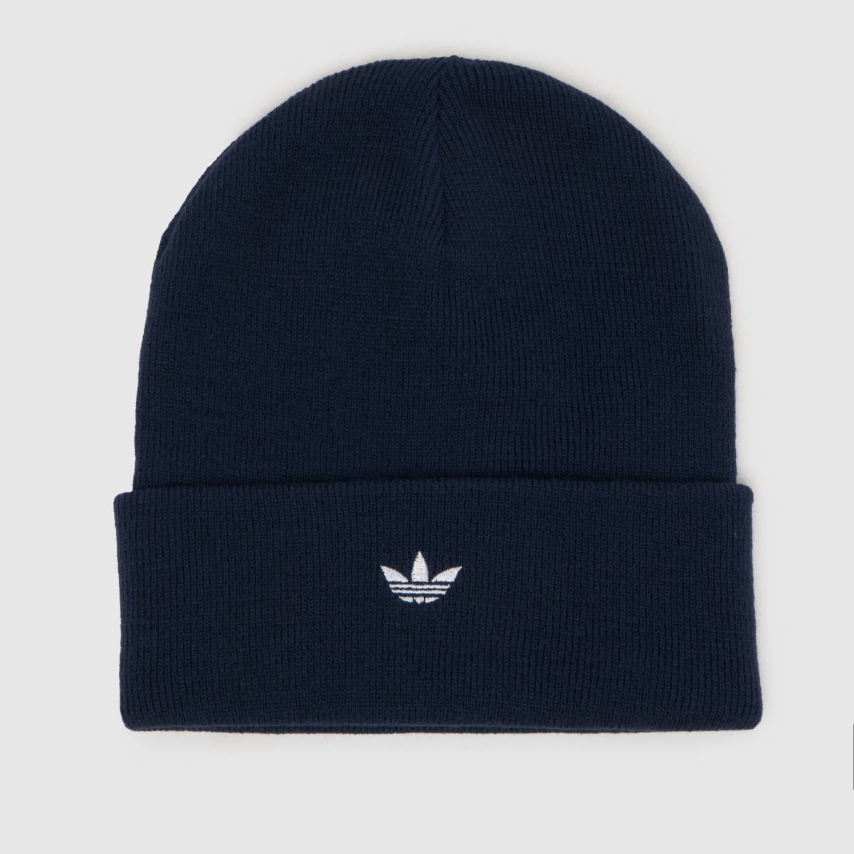 adidas Cuff Beanie in Navy Blue, Fabric