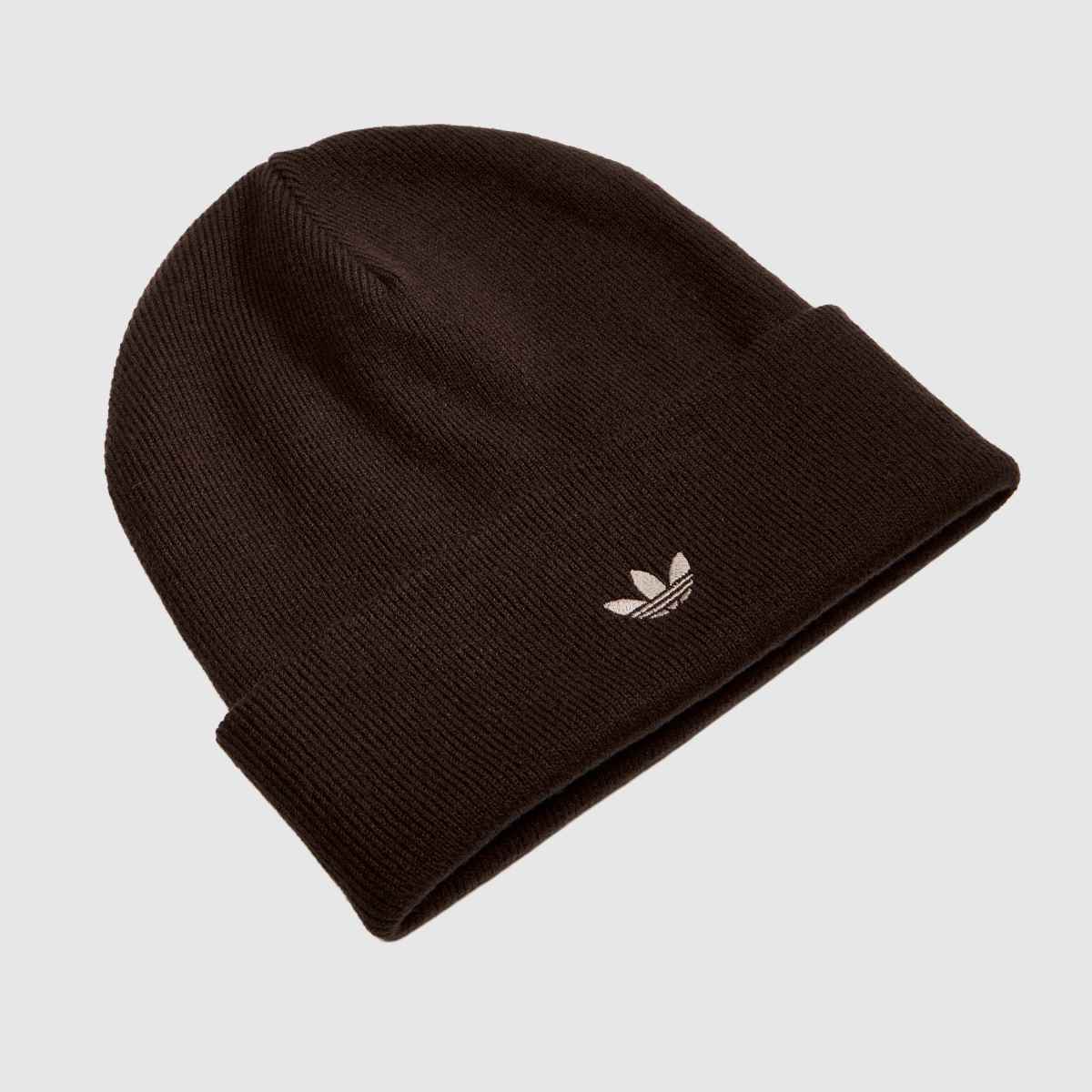 adidas Color Cuff Beanie in Dark Brown adidas Color Cuff Beanie 1