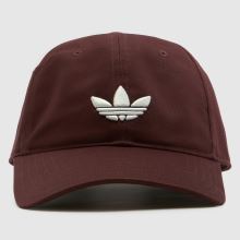 adidas Baseball Cap in Burgundy adidas Baseball Cap,1 of 4