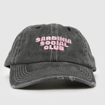 PICA PICA Black Sardinia Social Club Cap Caps and Hats