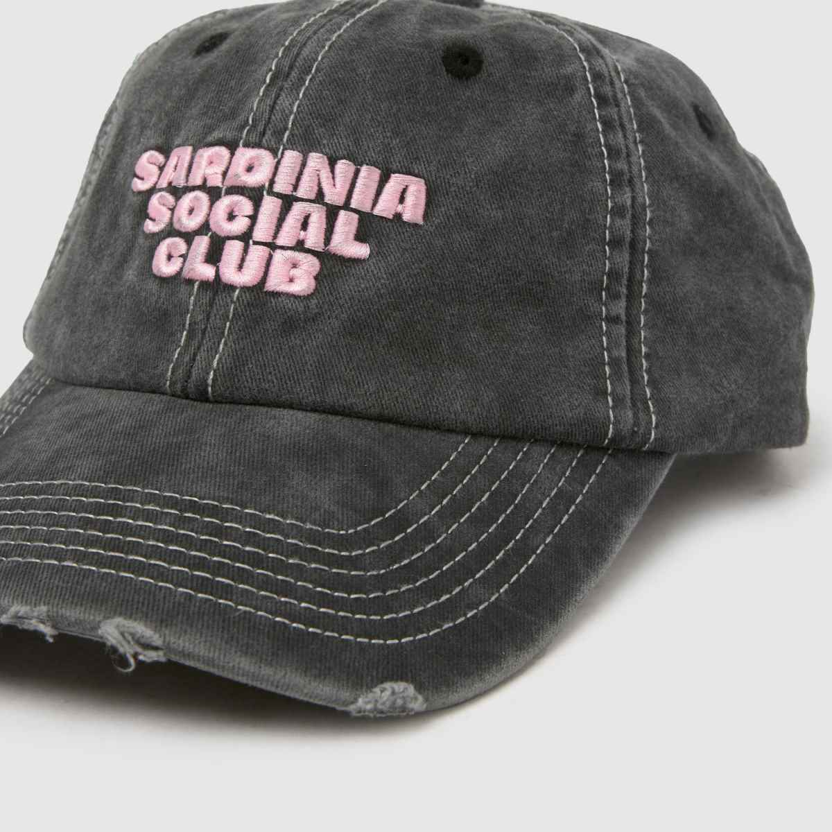 PICA PICA Sardinia Social Club Cap in Black PICA PICA Sardinia Social Club Cap 4