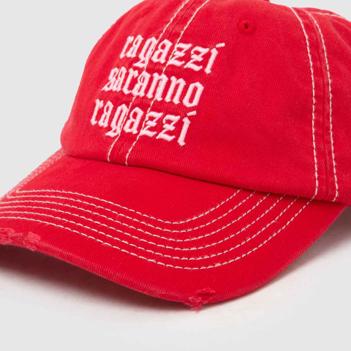 PICA PICA Ragazzi Cap in Red PICA PICA Ragazzi Cap 4