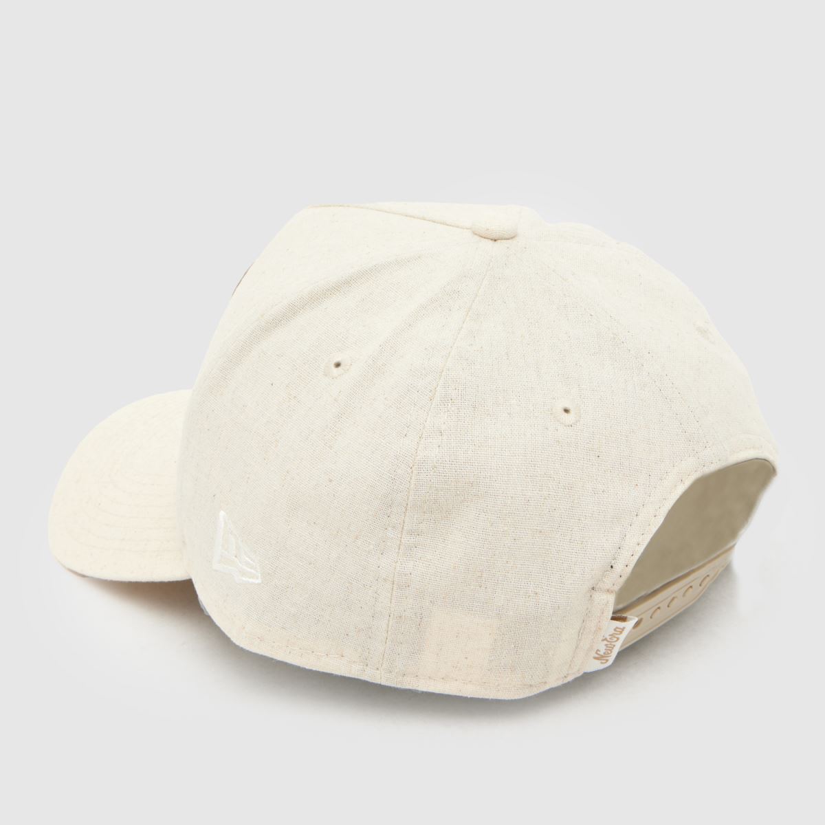 New Era Patch Linen E-Frame Cap in Stone New Era Patch Linen E-Frame Cap 7