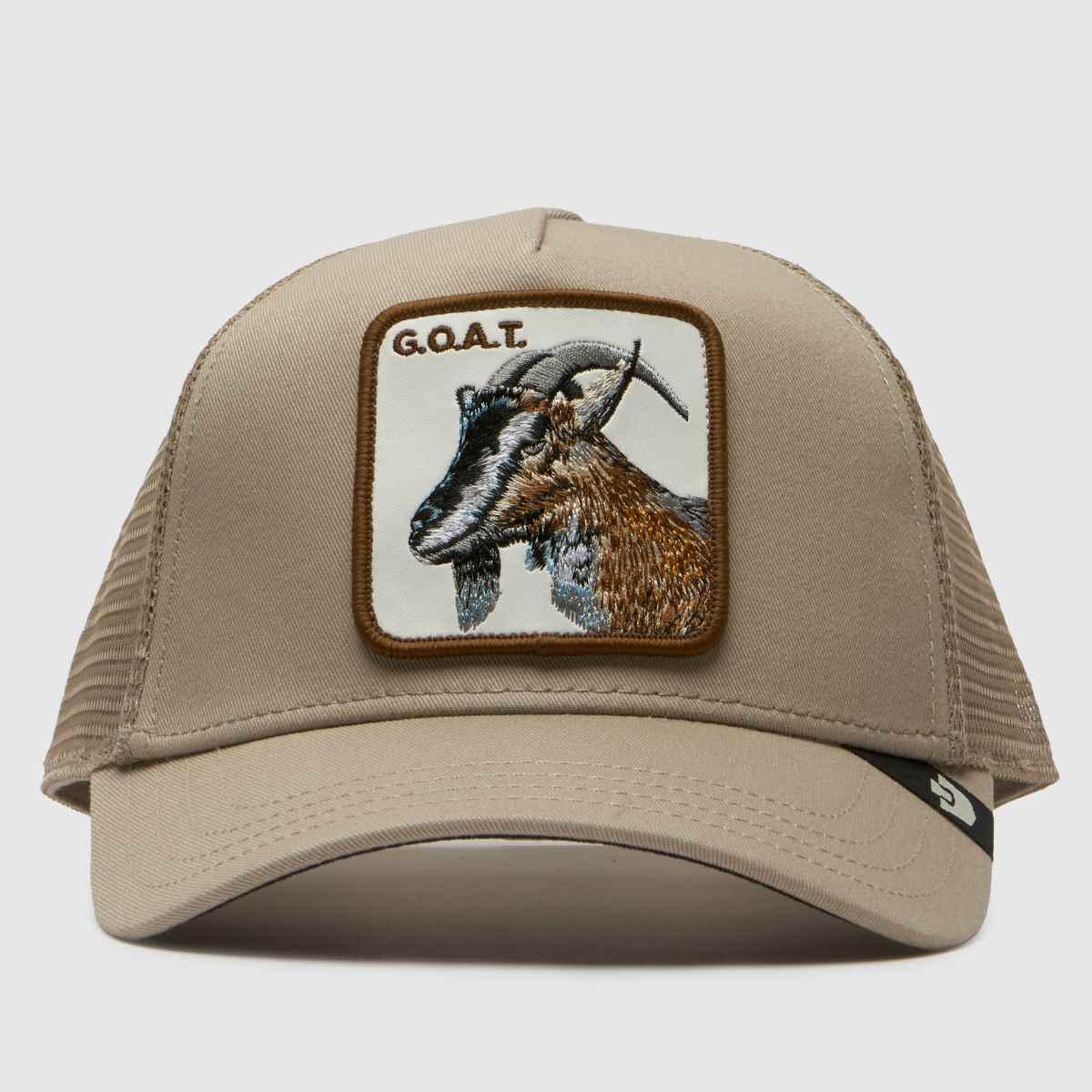 GOORIN BROS Goat Trucker Cap in Beige Multi GOORIN BROS Goat Trucker Cap