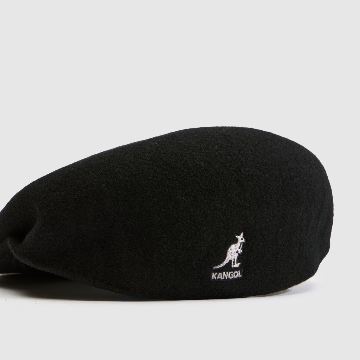 KANGOL 504 Wool Flat Cap in Black KANGOL 504 Wool Flat Cap 1